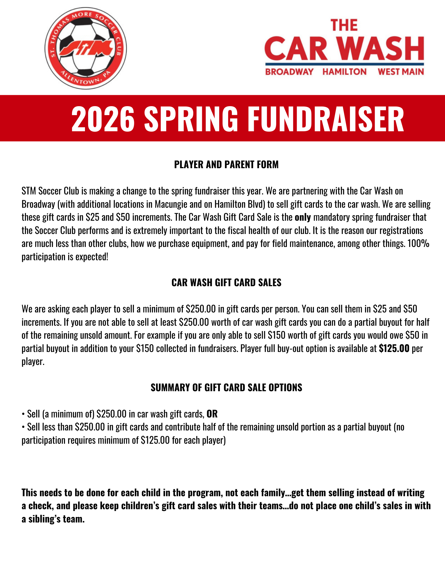 Red and White Modern Car Wash Flyer - 2